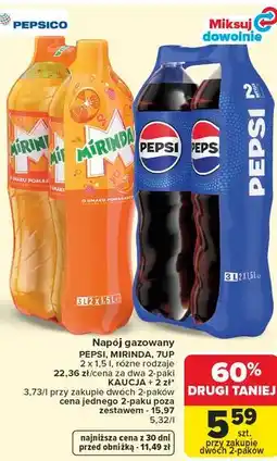 Carrefour Napój gazowany PEPSI, MIRINDA, 7UP oferta