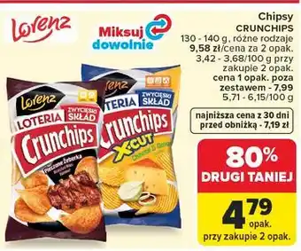 Carrefour Chipsy CRUNCHIPS oferta