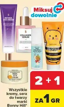 Carrefour Wszystkie kremy, sera do twarzy marki Bonny Hill oferta