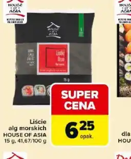 Carrefour Market Liście alg morskich House of Asia oferta