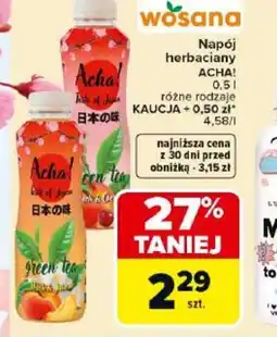 Carrefour Market Wosana Napój herbaciany Acha! oferta