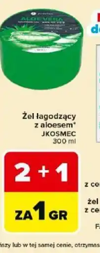 Carrefour Market Jkosmec Zel łagodzący z aloesem oferta