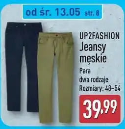 ALDI Jeansy męskie UP2FASHION oferta