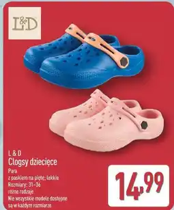 ALDI Clogsy dziecięce oferta