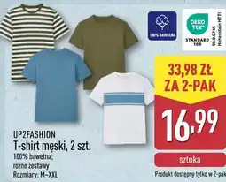 ALDI UP2FASHION T-shirt męski, 2 szt oferta