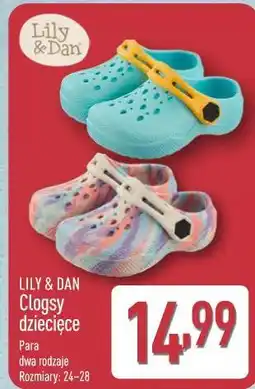 ALDI Clogsy dziecięce LILY & DAN oferta