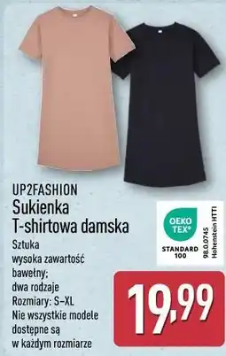 ALDI Sukienka T-shirtowa damska UP2FASHION oferta
