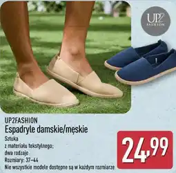 ALDI Espadryle damskie/męskie UP2FASHION oferta