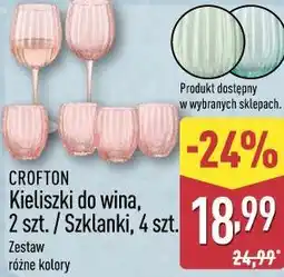 ALDI Kieliszki do wina, 2 szt. / Szklanki, 4 szt oferta