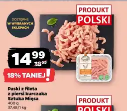Netto Paski z fileta z kurczaka Sztuka Mięsa oferta