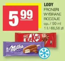 Spar Lody Froneri wybrane rodzaje oferta