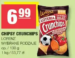Spar Chipsy Crunchips Lorenz wybrane rodzaje oferta