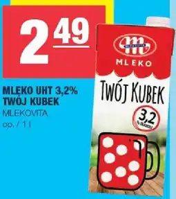 Spar Mleko UHT 3,2% Twój Kubek Mlekovita oferta