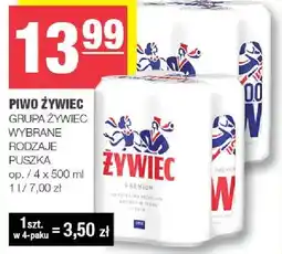 Spar Piwo Żywiec puszka oferta