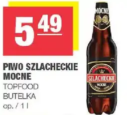 Spar Piwo Szlacheckie Mocne Topfood butelka oferta
