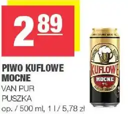 Spar Piwo Kuflowe Mocne Van Pur puszka oferta