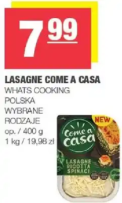 Spar Lasagne Come a Casa Whats Cooking Polska oferta