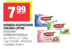 Spar Herbata ekspresowa ziołowa Lipton Ekaterra oferta