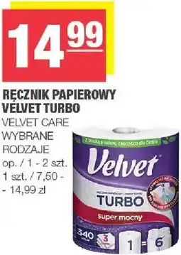 Spar Ręcznik Papierowy Velvet Turbo Velvet Care oferta