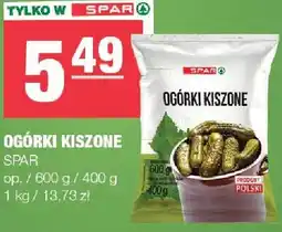 Spar Ogórki kiszone Spar oferta