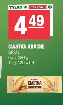 Spar Ciastka kruche Spar oferta