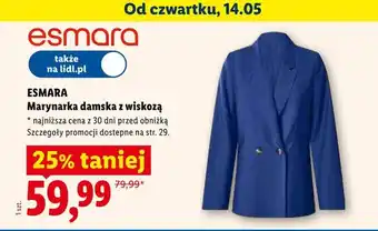 Marynarka damska z wiskozą Esmara