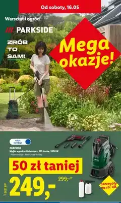 Lidl Myjka wysokociśnieniowa Parkside 135 barów 1800W oferta