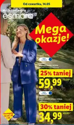 Lidl Spodnie damskie palazzo z wiskozą Esmara oferta