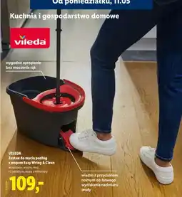 Lidl Zestaw do mycia podłóg z mopem Vileda Easy Wring & Clean oferta