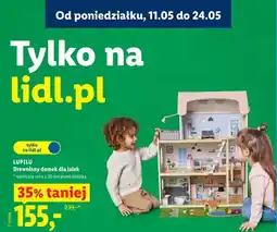 Lidl Drewniany domek dla lalek Lupilu oferta
