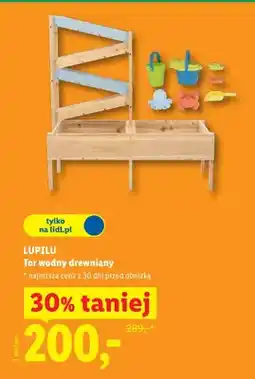 Lidl Tor wodny drewniany Lupilu oferta