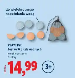 Lidl Zestaw 6 piłek wodnych Playtive worek w zestawie oferta
