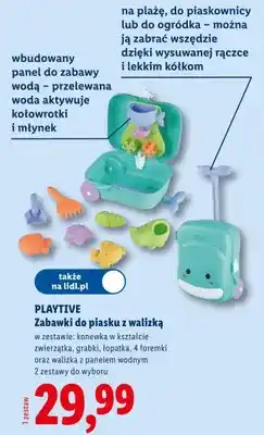 Lidl Zabawki do piasku z walizką Playtive oferta