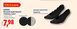 Lidl Skarpetki stopki damskie z bawełną Esmara 2 pary rozmiary 35-42 2 zestawy do wyboru oferta