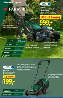 Lidl Kosiarka elektryczna do trawy Parkside 1300W oferta