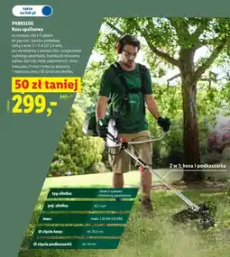Lidl Kosa spalinowa Parkside 2w1 oferta