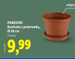 Lidl Doniczka z podstawką Parkside 28cm oferta