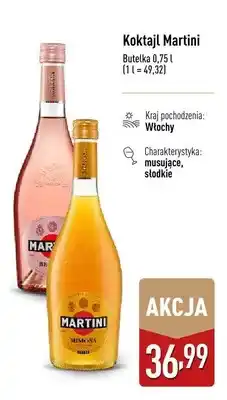 ALDI Koktajl Martini musujący słodki włoski oferta