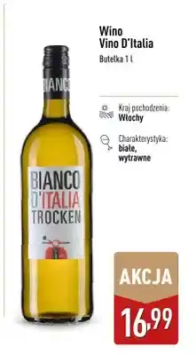 ALDI Wino Vino D'Italia Bianco białe wytrawne włoskie oferta