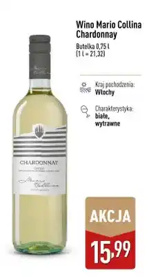 ALDI Wino Mario Collina Chardonnay białe wytrawne włoskie oferta