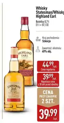 ALDI Whisky Statesman szkocka oferta