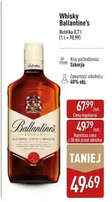 ALDI Whisky Ballantine's Finest Blended Scotch oferta