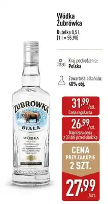 ALDI Wódka Żubrówka Biała polska oferta