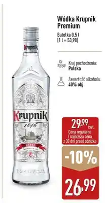 ALDI Wódka Krupnik Premium oferta