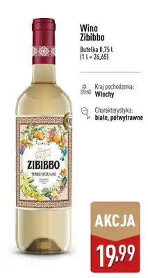 ALDI Wino Zibibbo białe półwytrawne włoskie oferta