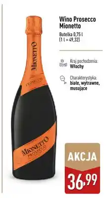ALDI Wino Prosecco Mionetto białe wytrawne musujące włoskie oferta
