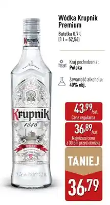 ALDI Wódka Krupnik Premium oferta