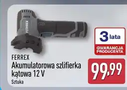 ALDI Akumulatorowa szlifierka kątowa Ferrex 12V oferta