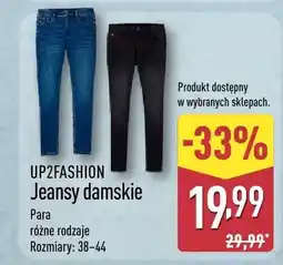 ALDI Jeansy damskie UP2FASHION oferta
