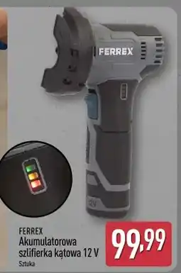 ALDI Akumulatorowa szlifierka kątowa Ferrex 12V oferta